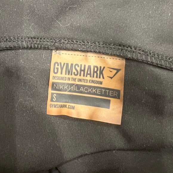 Nikki B Blackketter GYMSHARK Season 2 Black Marl Leggings - Picture 6 of 6